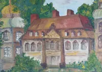 Obraz na płótnie ręcznie maliwany 100x80cm — ujęcie 4