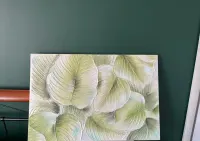 Obraz ręcznie malowany 60x90 Monstera — ujęcie 2