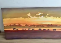 Obraz z zachodem 50x100 — ujęcie 2