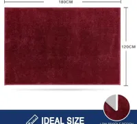 Odporny Dywan 120x180cm FCSDETAIL, mata pod drzwi wejściowe, do kuchni — ujęcie 4