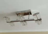 Okazja! Piękna lampa sufitowa wisząca luxor firma Italux - druga sztuka — ujęcie 4