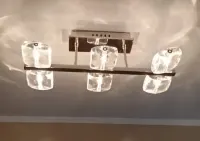 Okazja! Piękna lampa sufitowa wisząca luxor firma Italux - druga sztuka — ujęcie 2