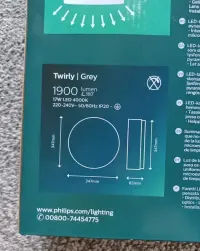Oprawa lampa led Philips Twirly — ujęcie 5