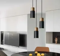 ouglres 3-punktowa lampa wisząca w stylu vintage — ujęcie 3