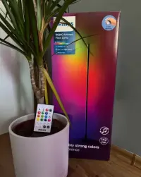 Philips RGBIC Floor Lamp 142 cm – Nowa Lampa Stojąca LED RGB z pilotem — ujęcie 4