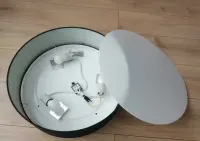 Plafon czarny 3 żarówki — ujęcie 4