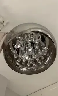 Salonowa lampa zwieszana przydymiony czarny — ujęcie 3