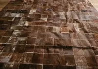 Skórzany dywan ze skóry naturalnej 170x240 cm IKEA KORNUM – do renowacji — ujęcie 5