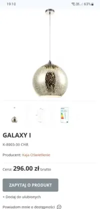 Sprzedam Lampa Galaxy 1 — ujęcie 4