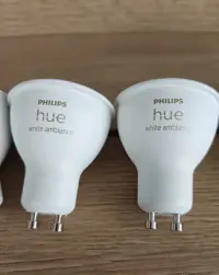 Sprzedam Nowy zestaw żarówek LED Hue White ambiance 5W GU10 — ujęcie 5