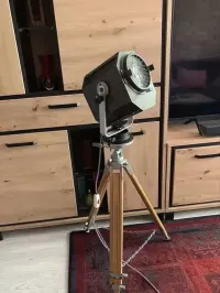 Stara lampa podlogowa zabytek Prl  Loft vintage — ujęcie 2