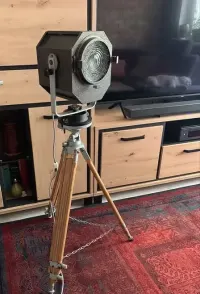 Stara lampa podlogowa zabytek Prl  Loft vintage — ujęcie 5