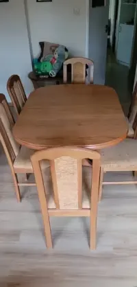 Stół Dębowy z krzesłami — ujęcie 5