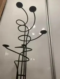 świecznik stalowy wysoki 120 cm — ujęcie 2
