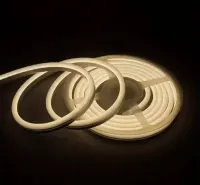 Taśma LED neon 5m 12V ciepła biała zimna biała — ujęcie 3