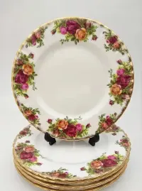 6 x Talerz Royal Albert Old Country Roses — ujęcie 3