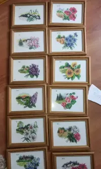 Haft miesiące w ramkach — ujęcie 4