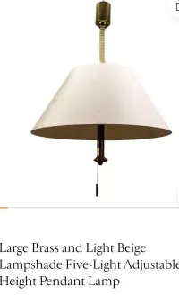 Lampa sufitowa B+M mosiądz design modern 80s — ujęcie 3