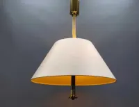 Lampa sufitowa B+M mosiądz design modern 80s — ujęcie 4