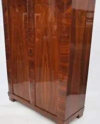 BIEDERMEIER szafa orzechowa, XIX wiek, po renowacji, antyk, vintage — ujęcie 4