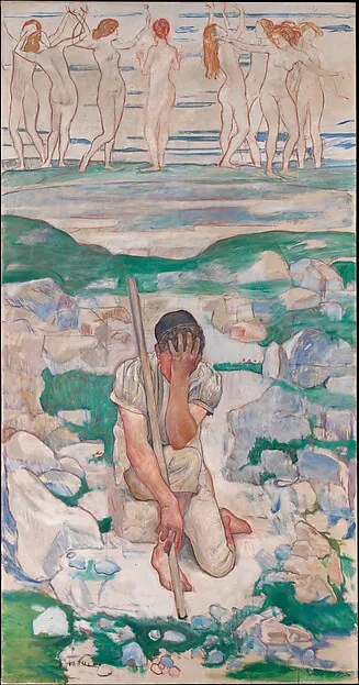 The Dream of the Shepherd (Der Traum des Hirten) — Ferdinand Hodler — praca Łukasz Wójcik, Bydgoszcz