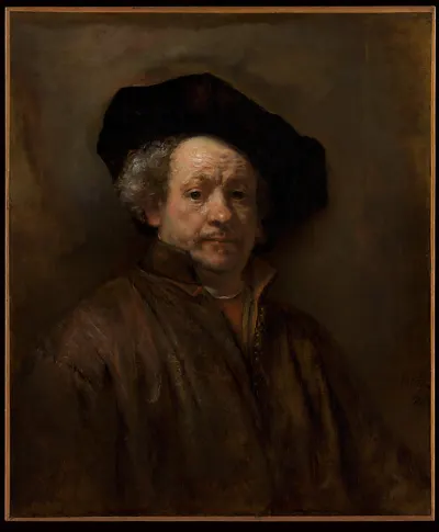 Self-Portrait — Rembrandt (Rembrandt van Rijn) — praca Tomasz Grabowska, Kraków