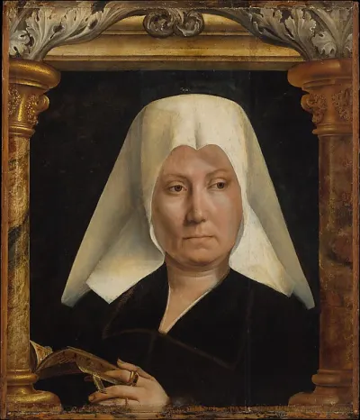 Portrait of a Woman — Quinten Massys — praca Hanna Lewandowski, Poznań