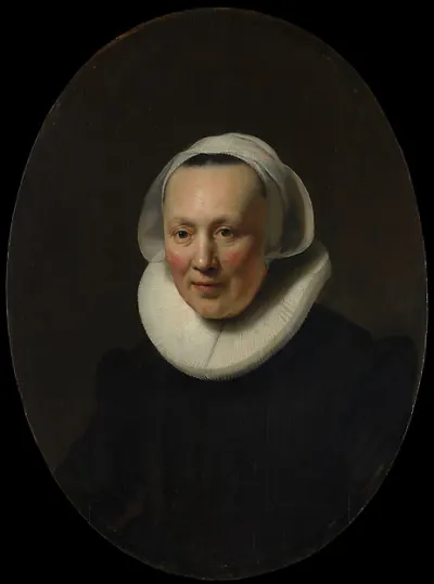 Portrait of a Woman — Rembrandt (Rembrandt van Rijn) — praca Maria Król, Białystok