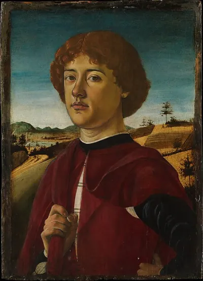 Portrait of a Young Man — Biagio d'Antonio — praca Aleksandra Baran, Olsztyn