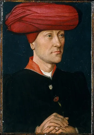 Portrait of a Man in a Chaperon — Netherlandish Painter — praca Hanna Zając, Zielona Góra