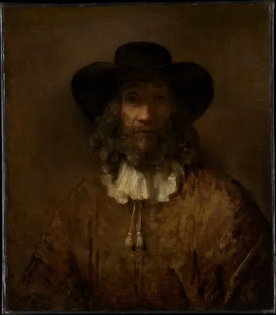 Man with a Beard — Rembrandt — praca Alicja Mazur, Warszawa