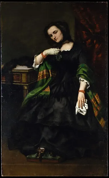 Madame Auguste Cuoq (Mathilde Desportes, 1827–1910) — Gustave Courbet — praca Bartosz Witkowski, Katowice