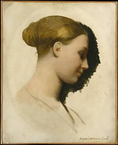Madame Edmond Cavé (Marie-Elisabeth Blavot, ca. 1806–1883) — Jean Auguste Dominique Ingres — praca Dawid Pawlak, Toruń