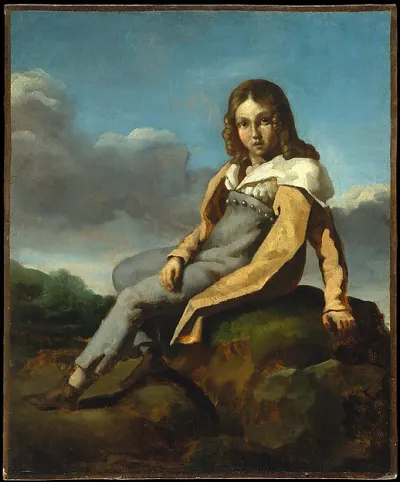 Alfred Dedreux (1810–1860) as a Child — Théodore Géricault — praca Monika Czajka, Rzeszów
