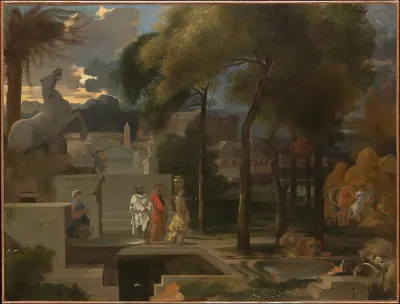 A Classical Landscape — Sébastien Bourdon — praca Ewa Jabłońska, Szczecin
