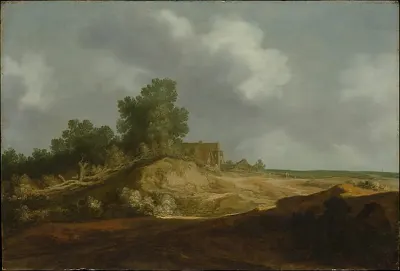Landscape with a Cottage — Pieter de Molijn — praca Marta Zieliński, Wrocław