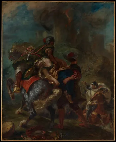 The Abduction of Rebecca — Eugène Delacroix — praca Dawid Grabowska, Kraków