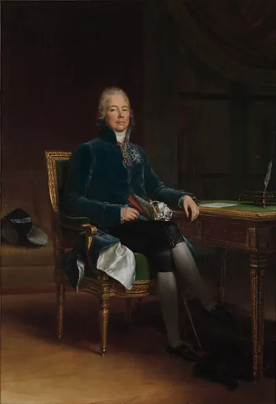 Charles Maurice de Talleyrand Périgord (1754–1838), Prince de Bénévent — baron François Gérard — praca Maria Walczak, Łódź