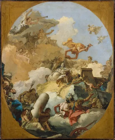 The Apotheosis of the Spanish Monarchy — Giovanni Battista Tiepolo — praca Paweł Kowalczyk, Szczecin