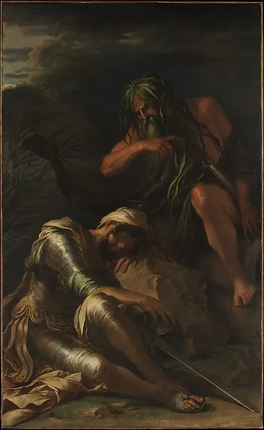 The Dream of Aeneas — Salvator Rosa — praca Marcin Lis, Białystok