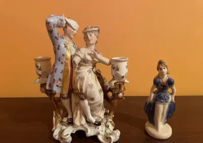 Figurki z porcelany antyki kolekcje prlu vintage — praca Andrzej Z., Warszawa