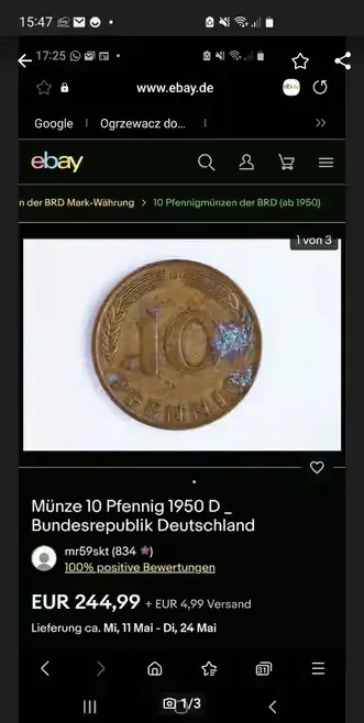 10 fenigow 1950 D. — praca Marcin Lipnicki, Zielona Góra