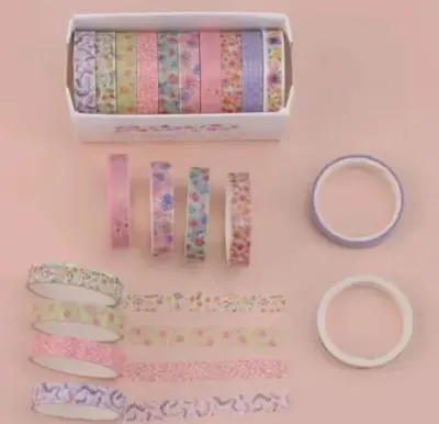 10 rolek Taśmy Washi — praca Maria, Łódź