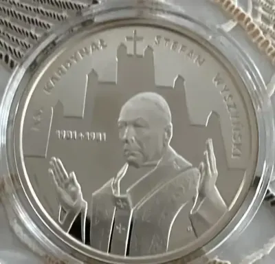 10 zł Kardynał Stefan Wyszyński 2001 — praca Jan, Mielec