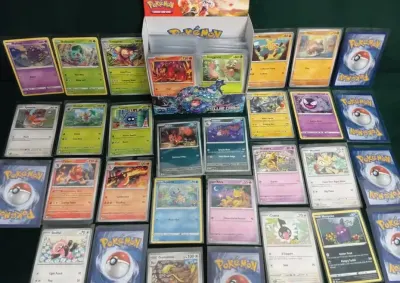 100 kart Pokemon wszystkie oryginalne — praca Paweł, Gdańsk