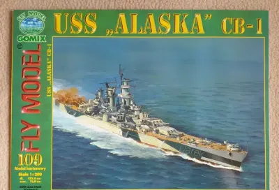 ALASKA Fly Model 109 kartonowy — praca Darek, Szczecin