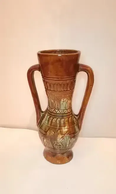Amfora ceramiczna z PRL — praca Janek, Toruń