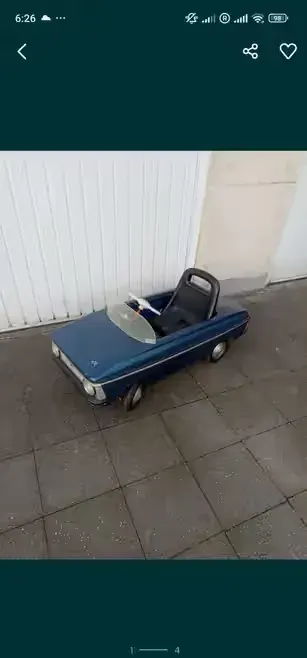 Auto na pedały Moskwicz PRL — praca Grzegorz, Łęczna
