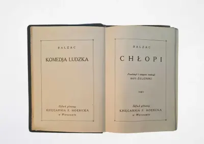 BALZAC „Chłopi” 1928 | Wydanie kompletne | Przekład Boya | Hoesick — praca Damian, Legionowo
