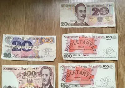 banknoty prl sprzed denominacji — praca tomek, Mysłakowice